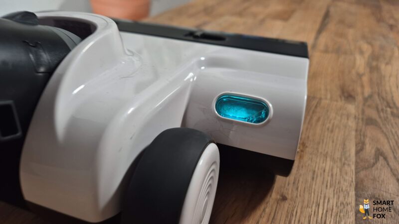 Elektrolytische Wassersterilisation in der Nahaufnahme
